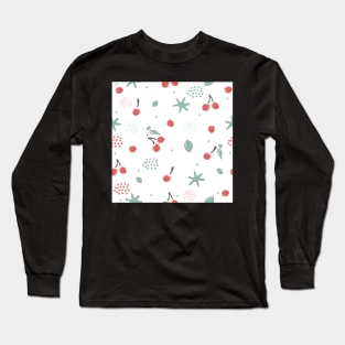 Cherry Pattern Long Sleeve T-Shirt